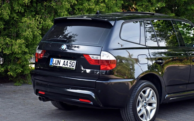 BMW X3 cena 31900 przebieg: 272541, rok produkcji 2007 z Pakość małe 781